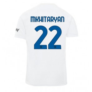 Lacne Muži Futbalové dres Inter Milan Henrikh Mkhitaryan #22 2023-24 Krátky Rukáv - Preč